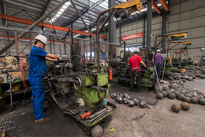 龙井网架配件车间